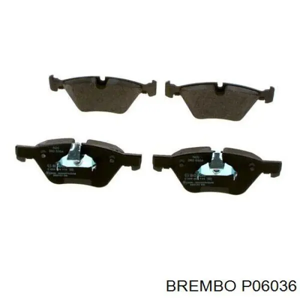 Купити P06036 Brembo Колодки гальмівні передні, дискові