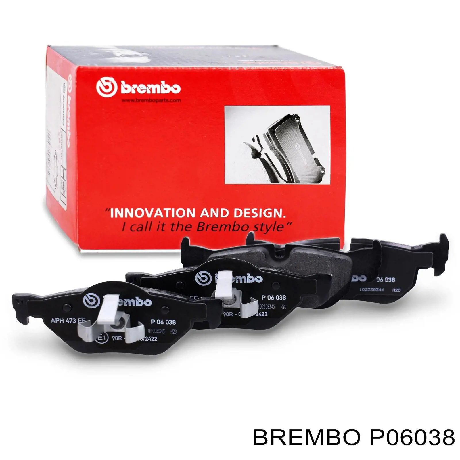Купити P06038 Brembo Задні колодки