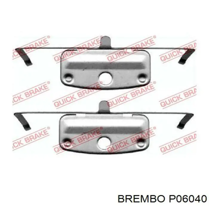 Купити P06040 Brembo Колодки гальмівні передні, дискові
