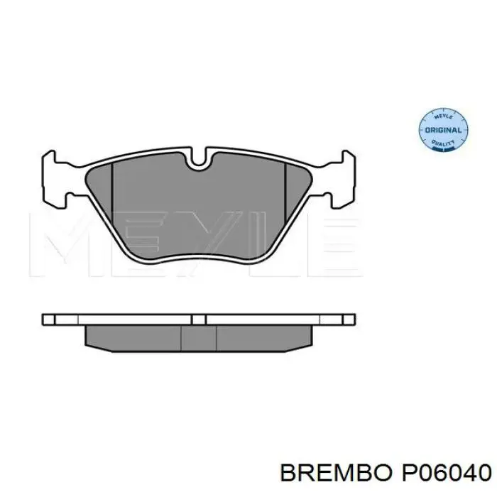 Передні тормозні колодки P06040 Brembo