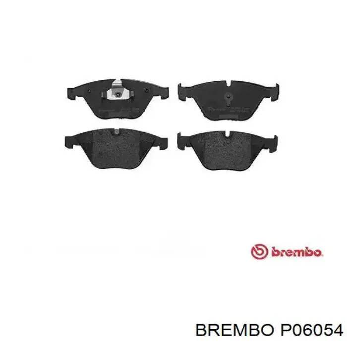 P06054 Brembo колодки гальмівні передні, дискові