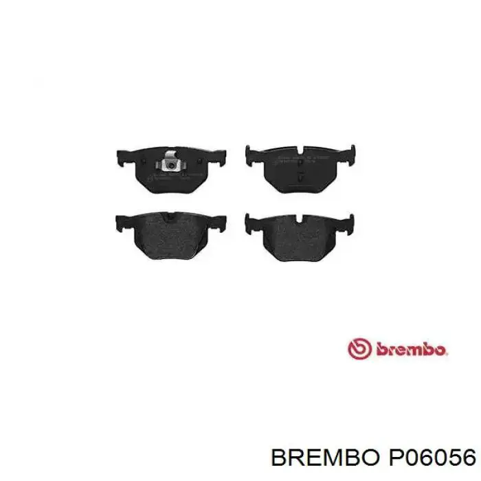 Колодки гальмові задні, дискові P06056 Brembo