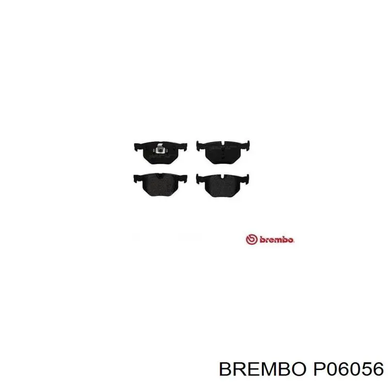 Задні гальмівні колодки P06056 Brembo