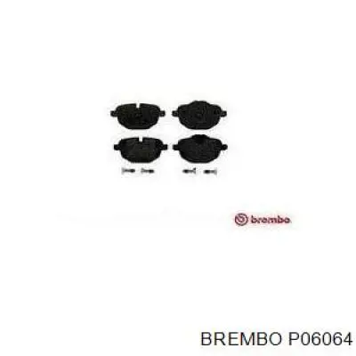 Задні гальмівні колодки Brembo P06064 ціна, від 49.17 USD