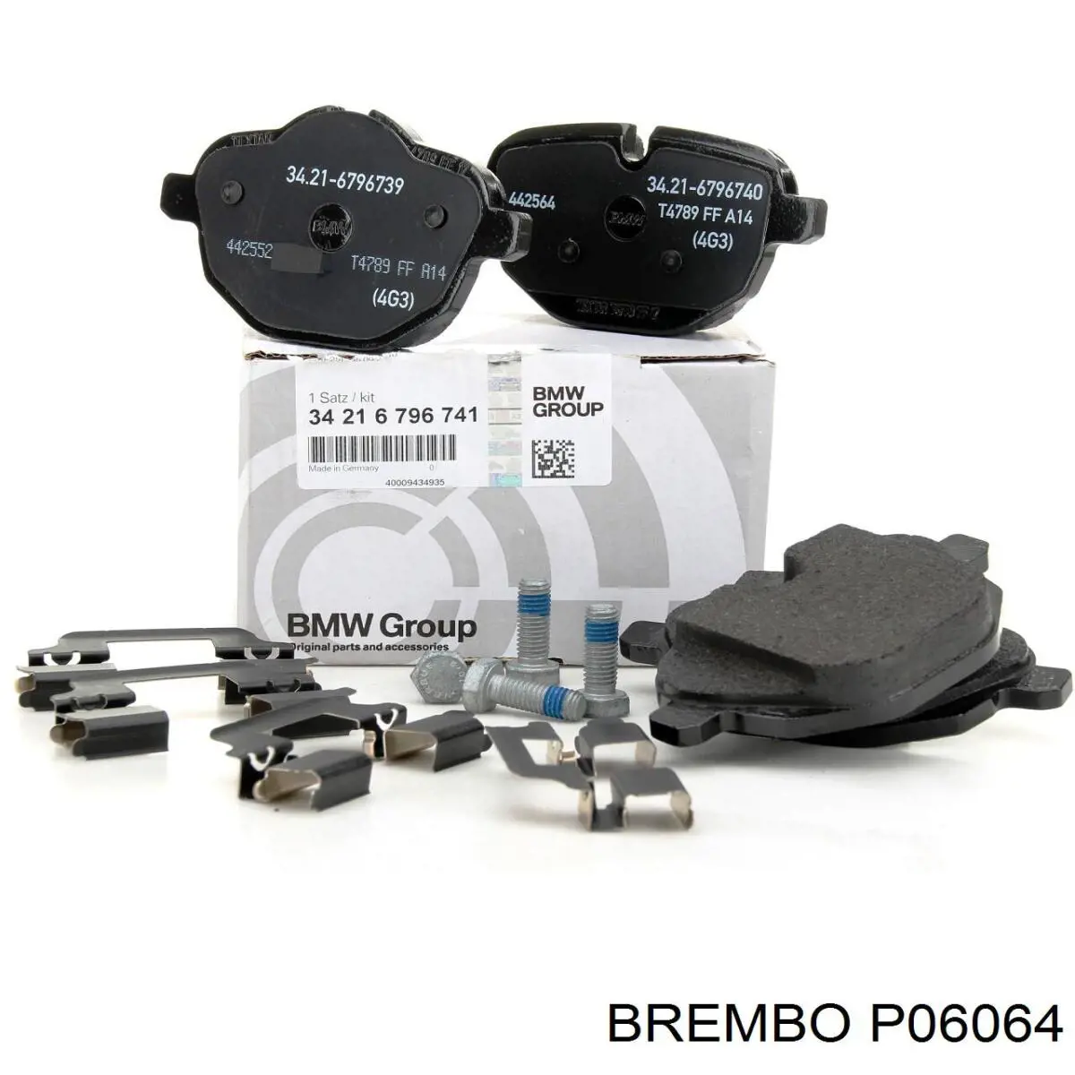 Купити P06064 Brembo Задні колодки