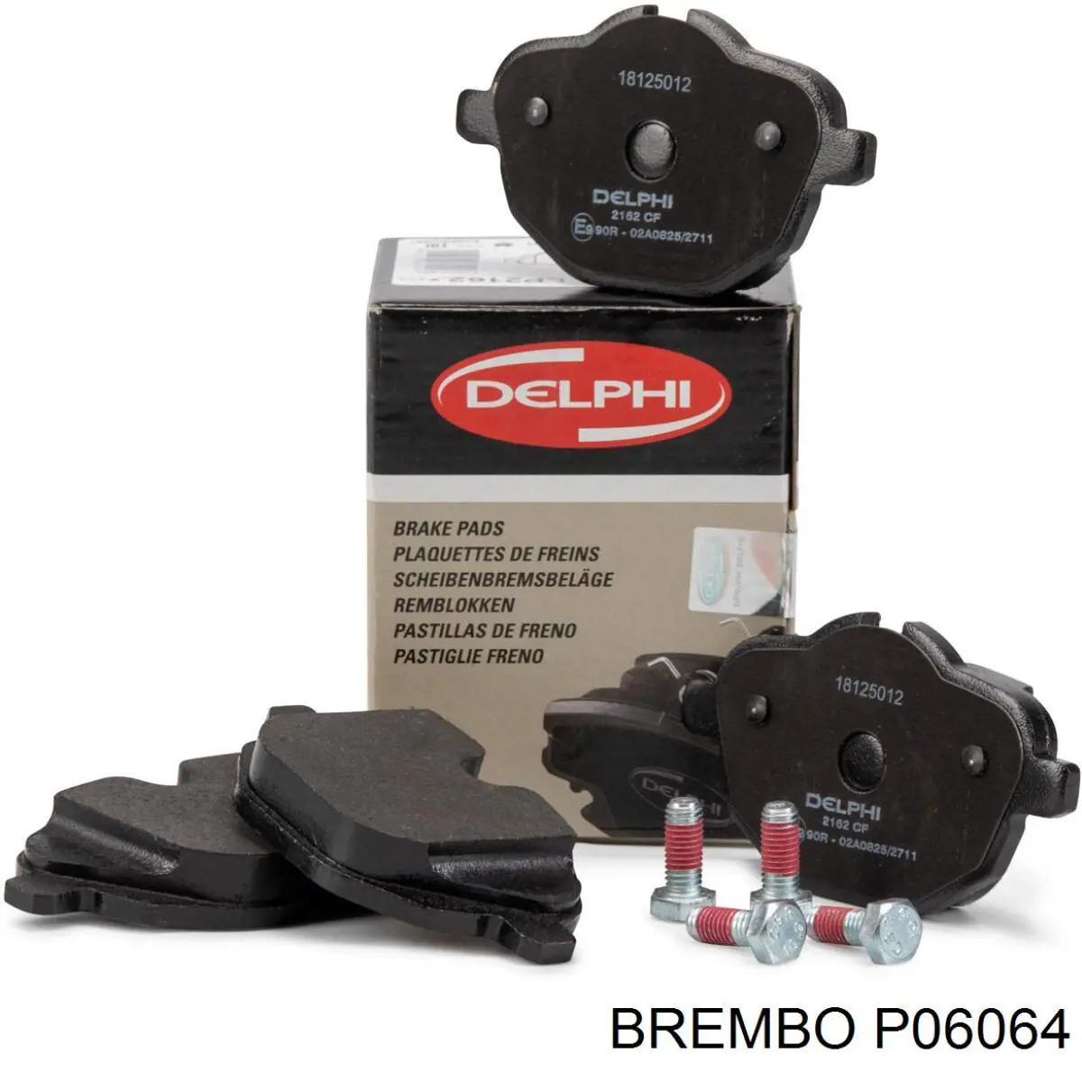 Задні гальмівні колодки P06064 Brembo