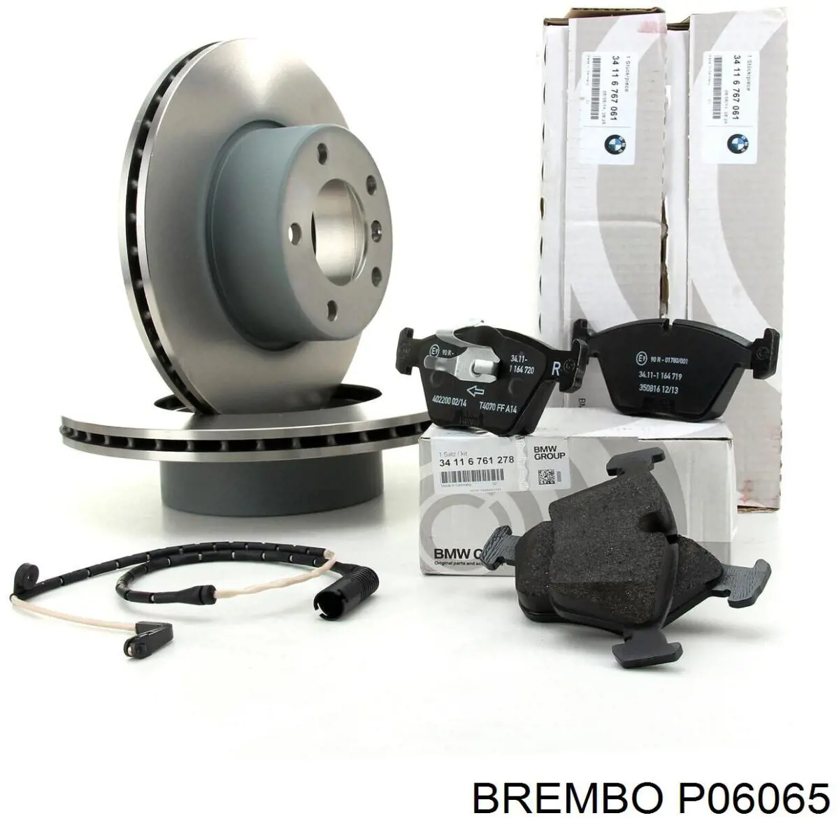 Купити P06065 Brembo Колодки гальмівні передні, дискові