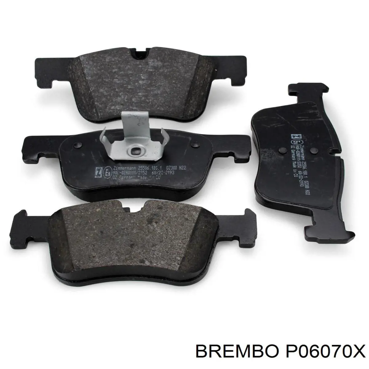 Гальмівні колодки Brembo P06070X ціна, від 86.81 USD
