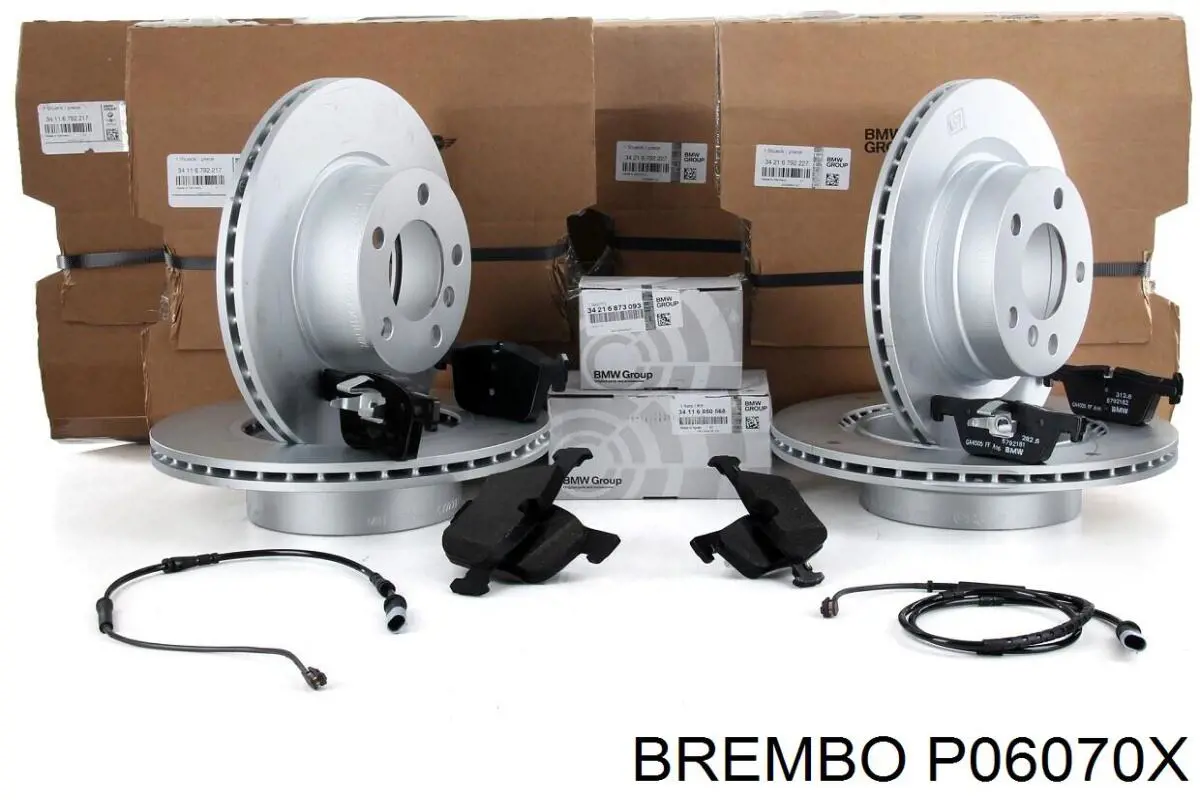 P06070X Brembo Передні гальмівні колодки