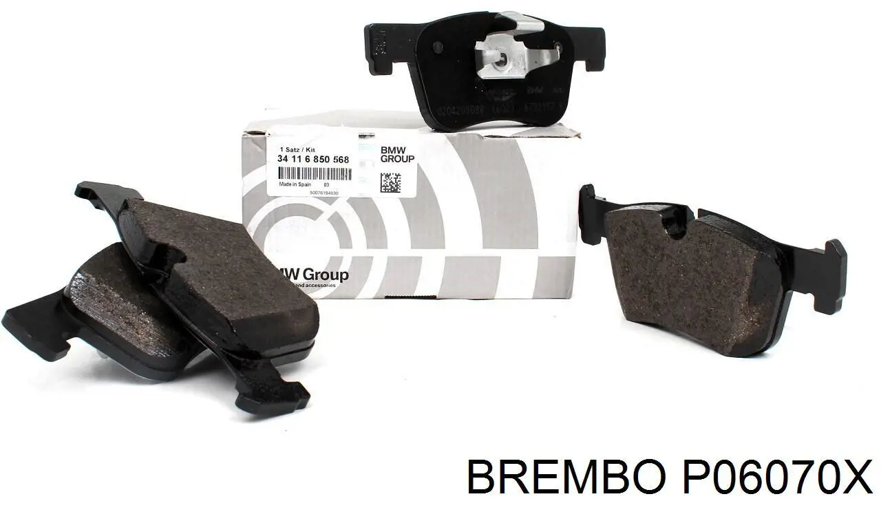 Гальмівні колодки Brembo P06070X ціна, від 49.50 USD