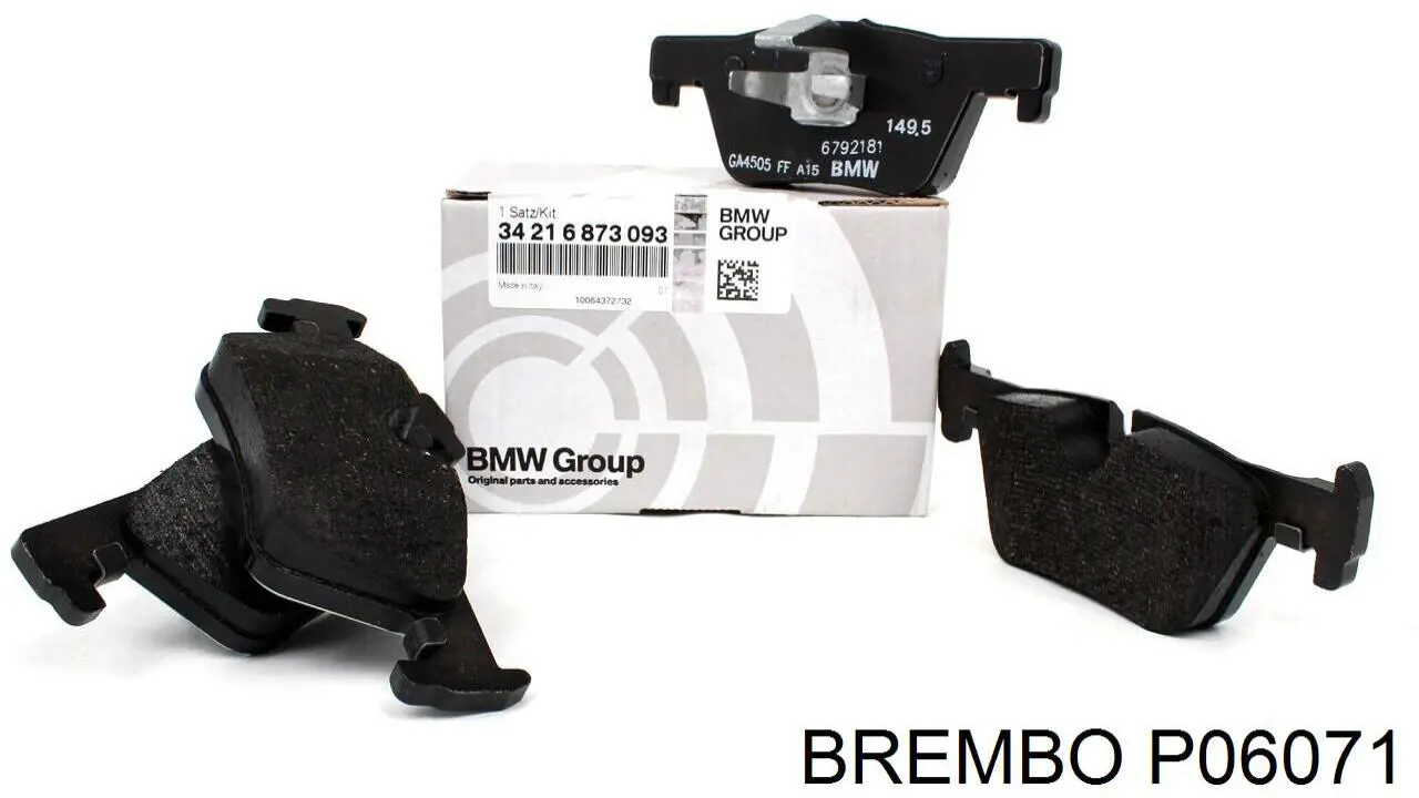 Купити P06071 Brembo Задні колодки