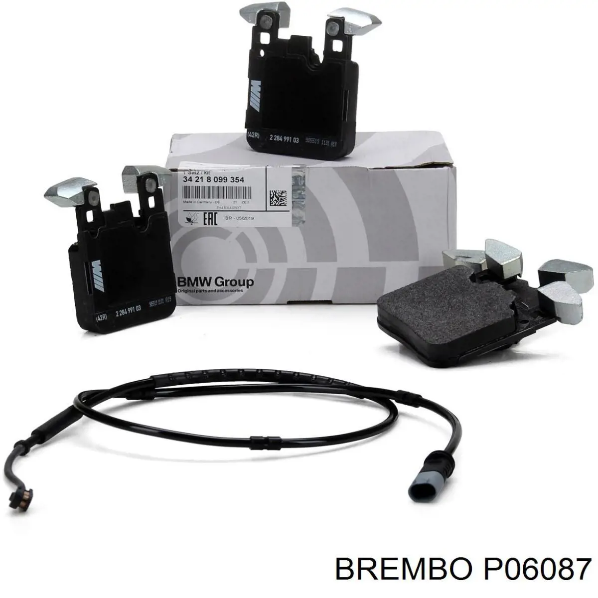 Задні дискові колодки Brembo P06087
