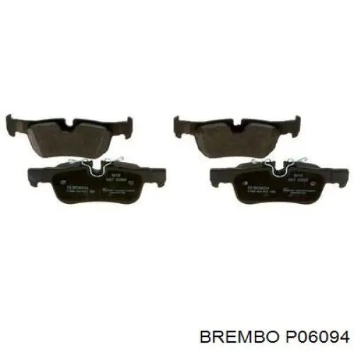 Задні дискові колодки Brembo P06094