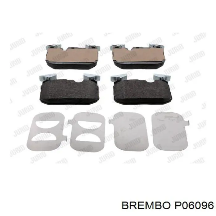 Купити P06096 Brembo Колодки гальмівні передні, дискові