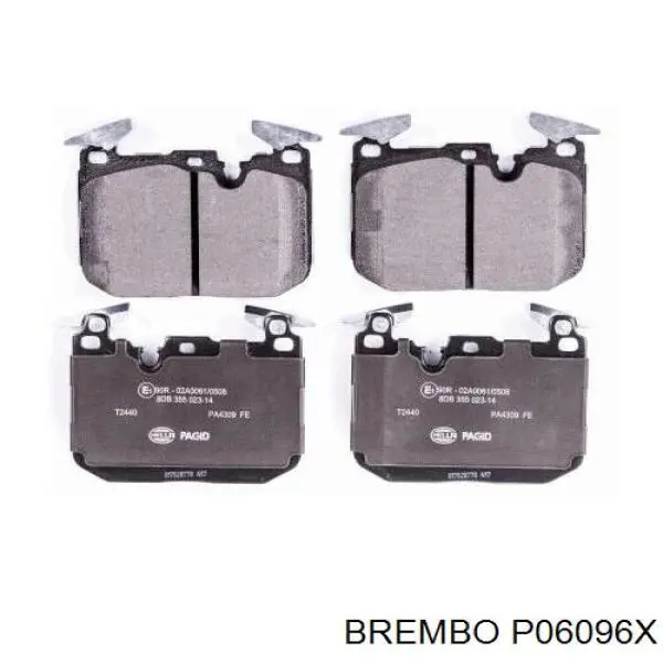 Купити P06096X Brembo Колодки гальмівні передні, дискові