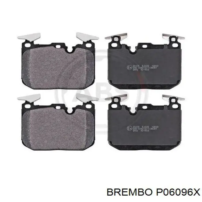 Колодки гальмівні передні, дискові P06096X Brembo