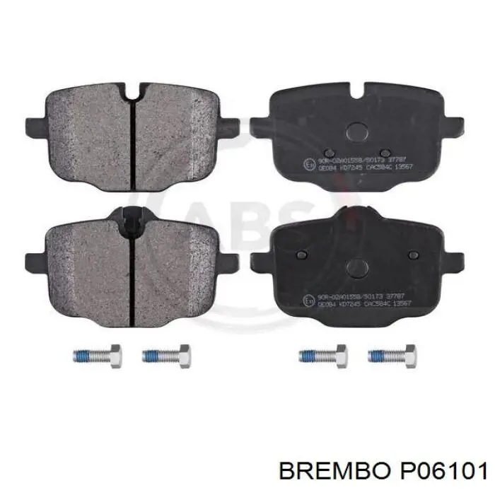 Купити P06101 Brembo Задні колодки