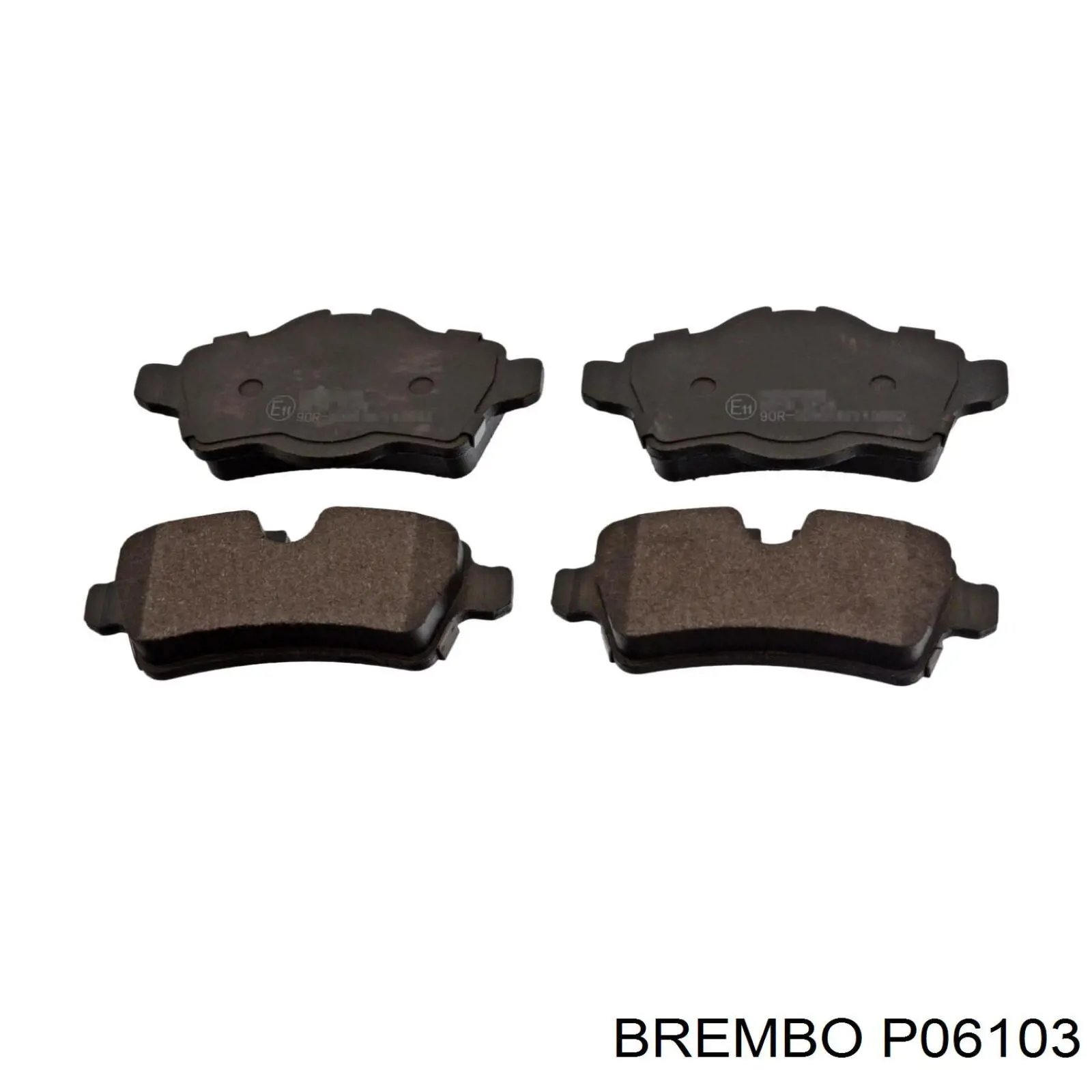 Задні гальмівні колодки Brembo P06103 ціна, від 32.19 USD