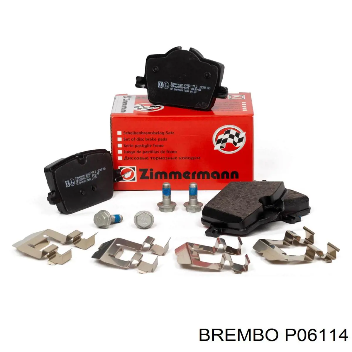 Задні гальмівні колодки Brembo P06114 ціна, від 70.33 USD