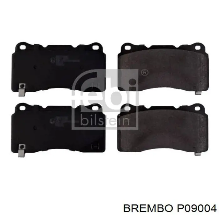Гальмівні колодки Brembo P09004 ціна, від 66.91 USD