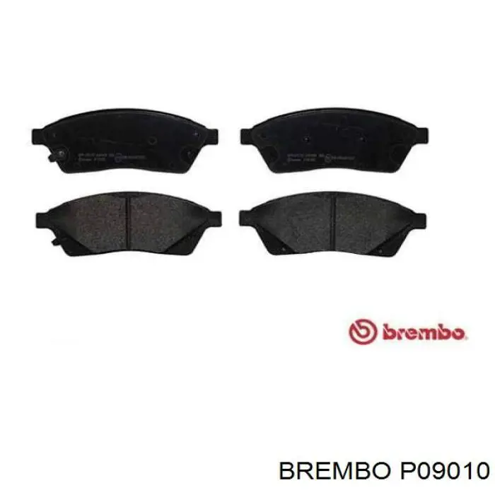 P09010 Brembo колодки гальмівні передні, дискові