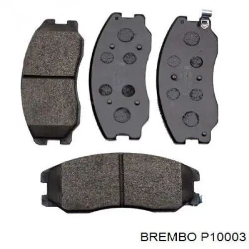 Передні тормозні колодки P10003 Brembo