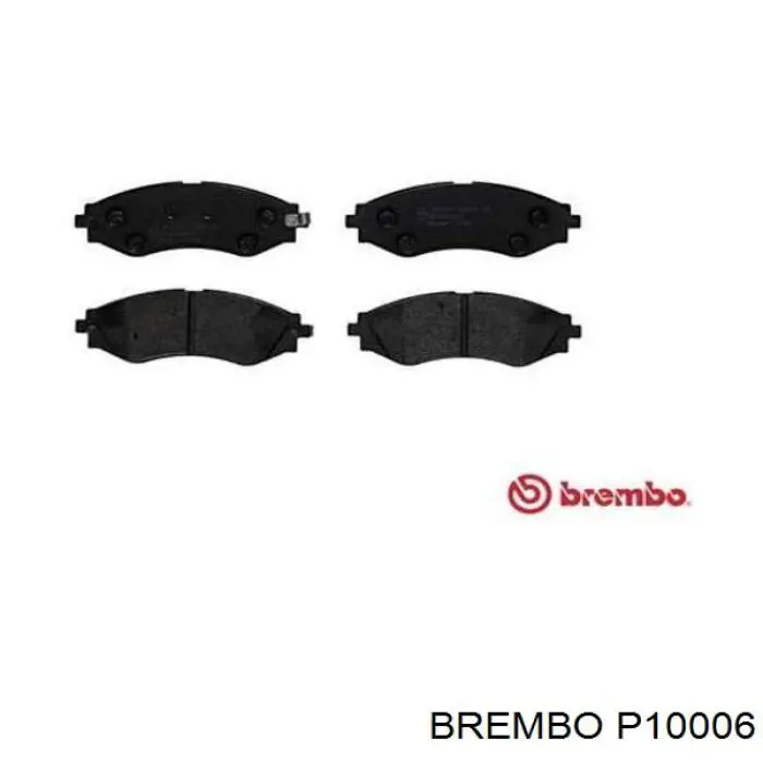 Колодки гальмівні передні, дискові P10006 Brembo