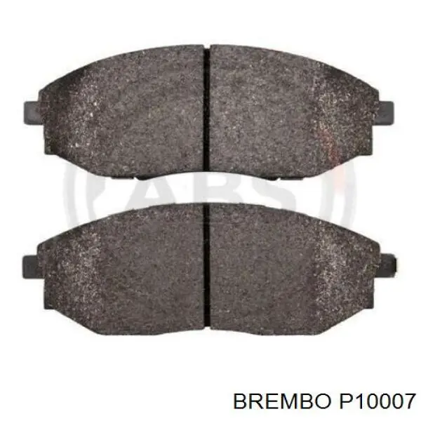 Колодки гальмівні передні, дискові P10007 Brembo