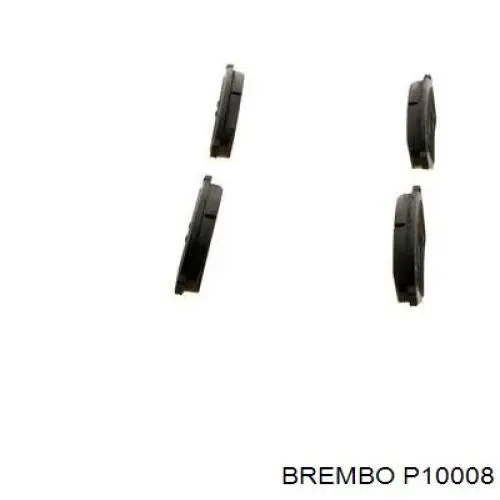 Задні гальмівні колодки P10008 Brembo