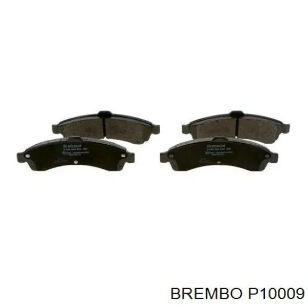 Гальмівні колодки Brembo P10009 ціна, від 35.73 USD