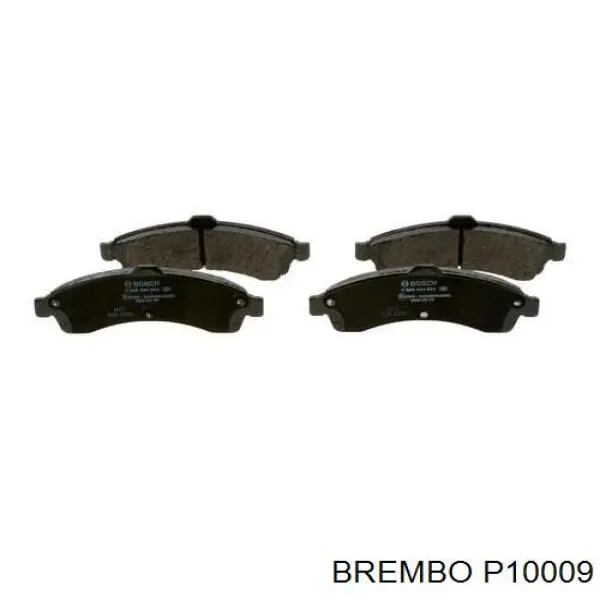 Колодки гальмівні передні, дискові P10009 Brembo