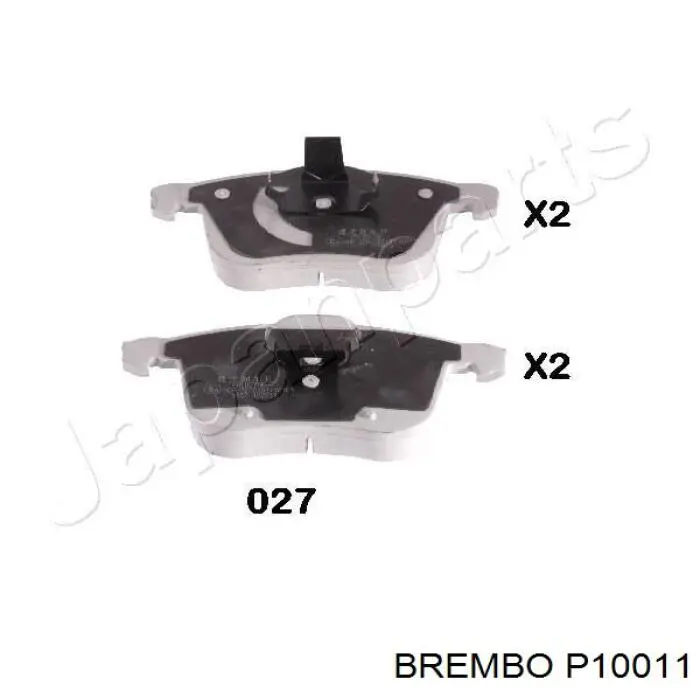 Передні тормозні колодки P10011 Brembo