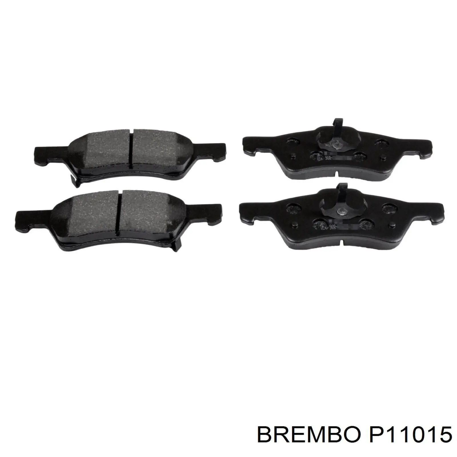 P11015 Brembo колодки гальмівні передні, дискові