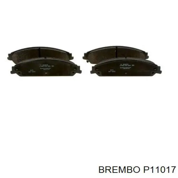 Купити P11017 Brembo Колодки гальмівні передні, дискові