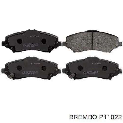 Передні тормозні колодки P11022 Brembo