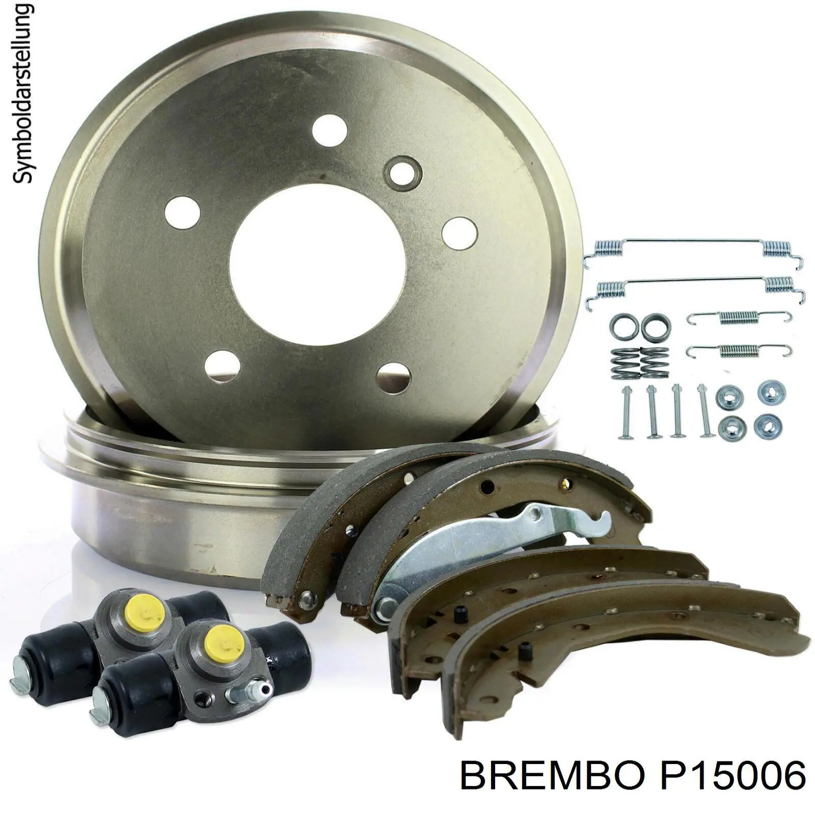 P15006 Brembo колодки гальмівні передні, дискові