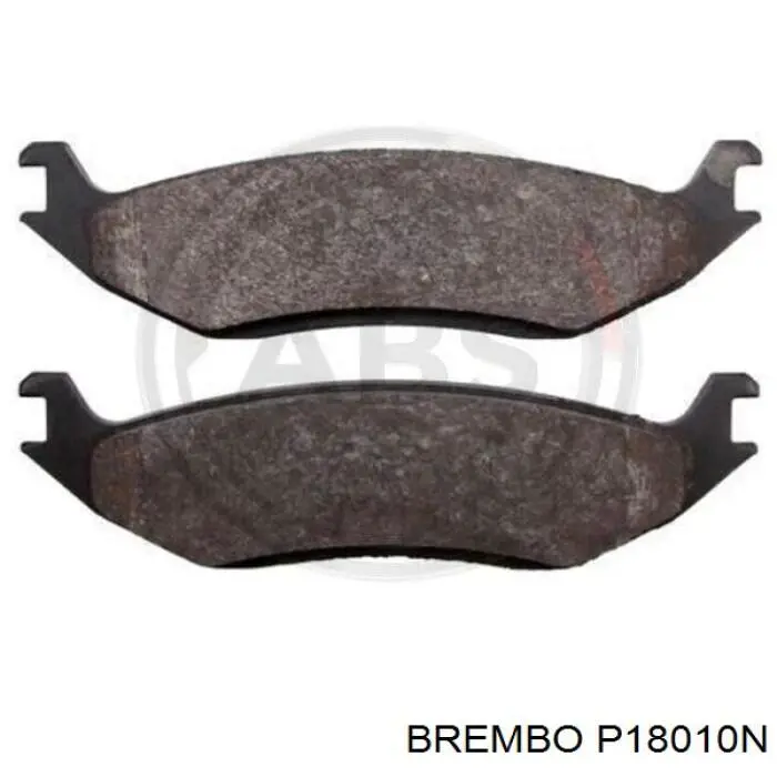 P18010N Brembo колодки гальмові задні, дискові