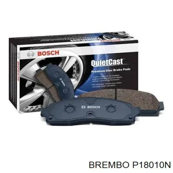Задні гальмівні колодки P18010N Brembo