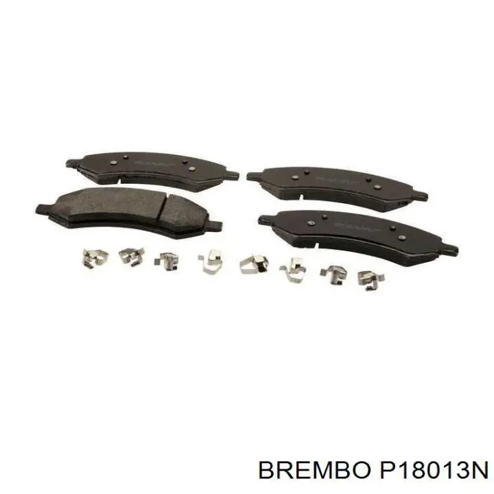 P18013N Brembo колодки гальмівні передні, дискові