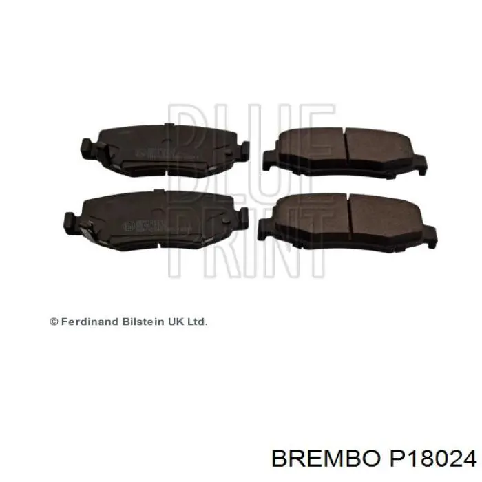 Задні гальмівні колодки Brembo P18024 ціна, від 58.78 USD