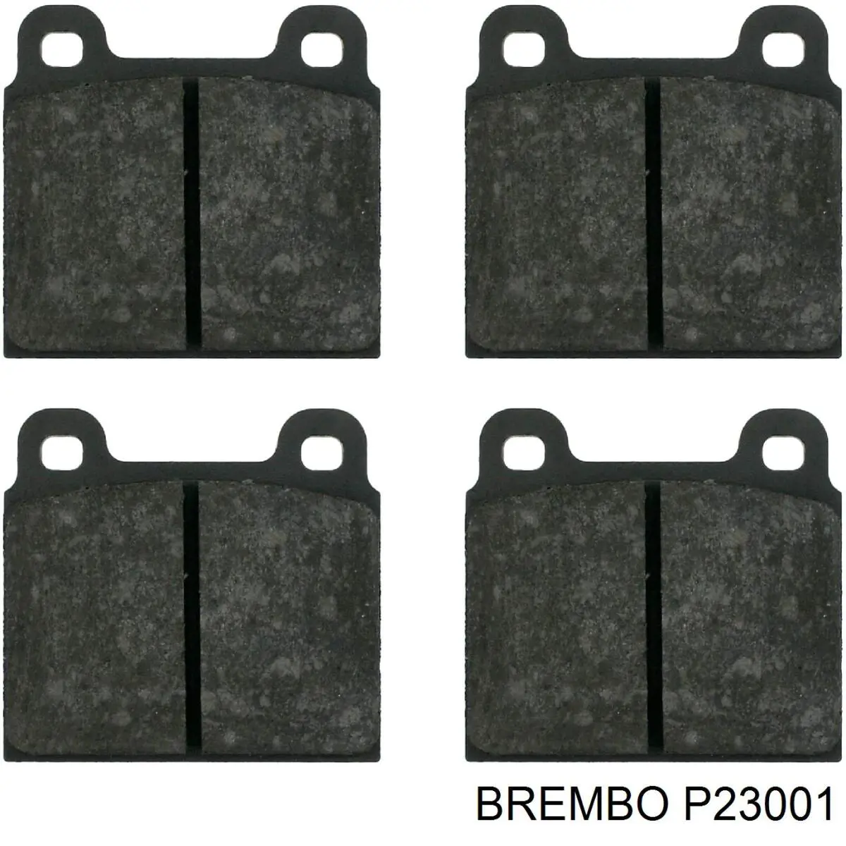 P23001 Brembo колодки гальмівні передні, дискові
