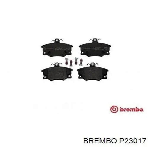 Колодки гальмівні передні, дискові P23017 Brembo