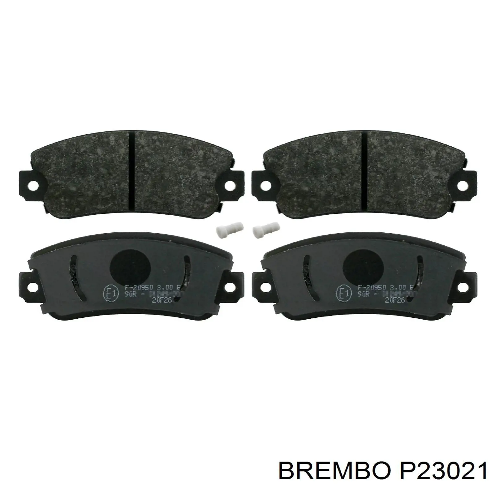 P23021 Brembo колодки гальмівні передні, дискові