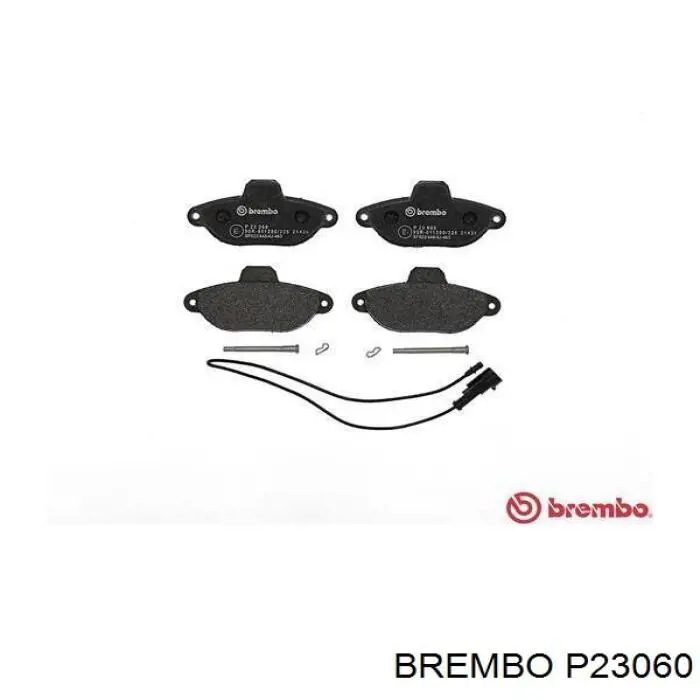 P23060 Brembo колодки гальмівні передні, дискові