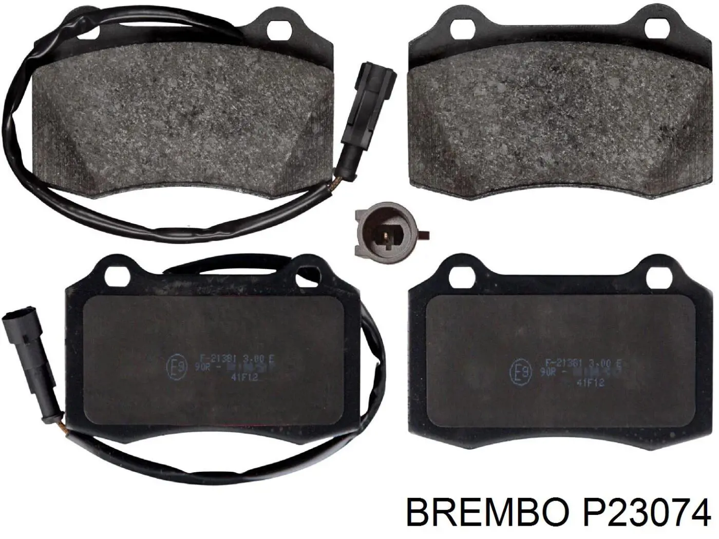 P23074 Brembo колодки гальмівні передні, дискові