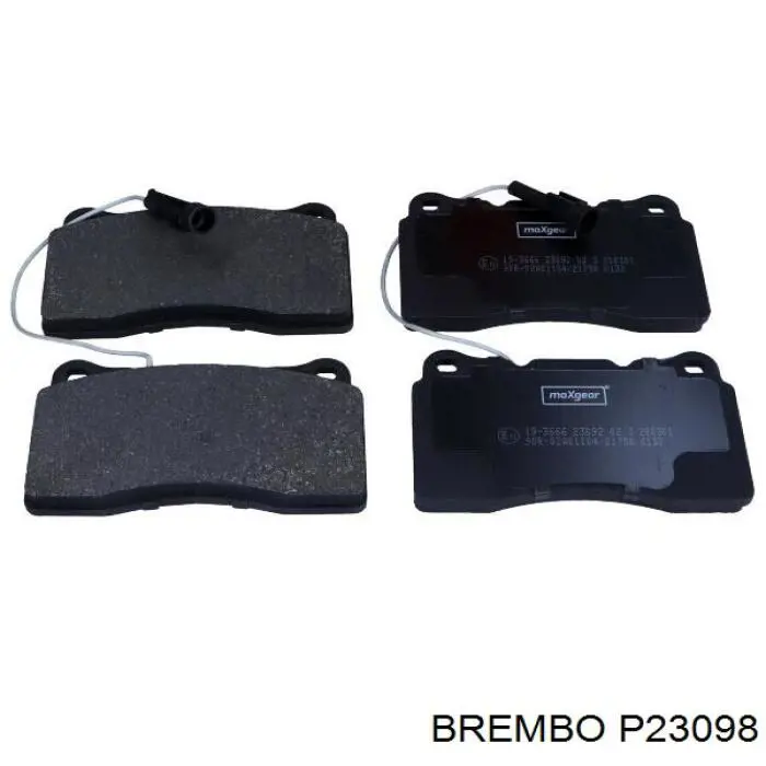 P23098 Brembo Передні гальмівні колодки