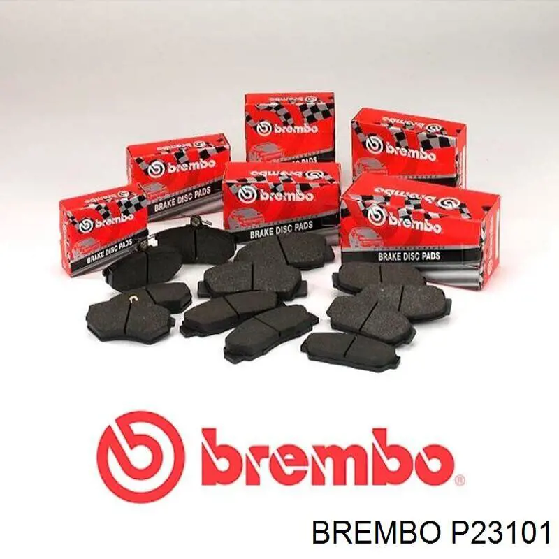 Колодки гальмові задні, дискові P23101 Brembo