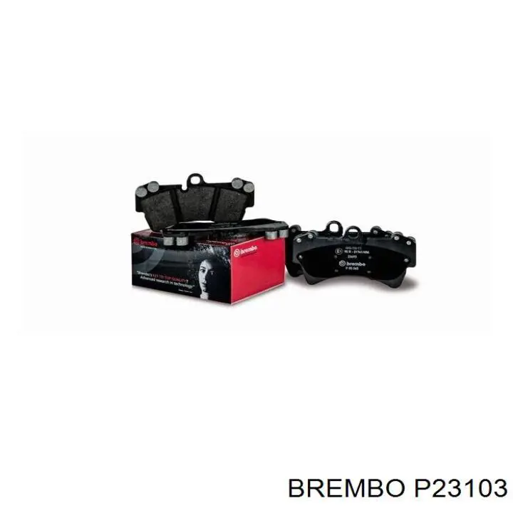 Купити P23103 Brembo Колодки гальмівні передні, дискові