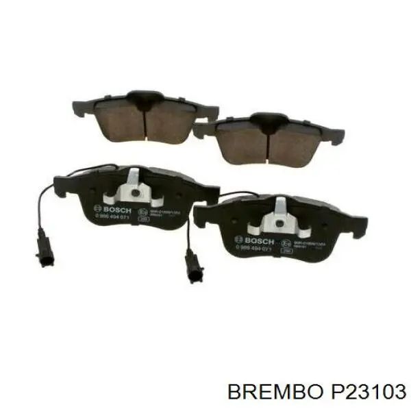 Передні тормозні колодки P23103 Brembo