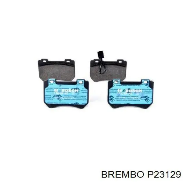P23129 Brembo колодки гальмівні передні, дискові